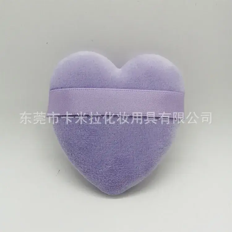 Heart Shaped Makeup Powder Puff Multi Color