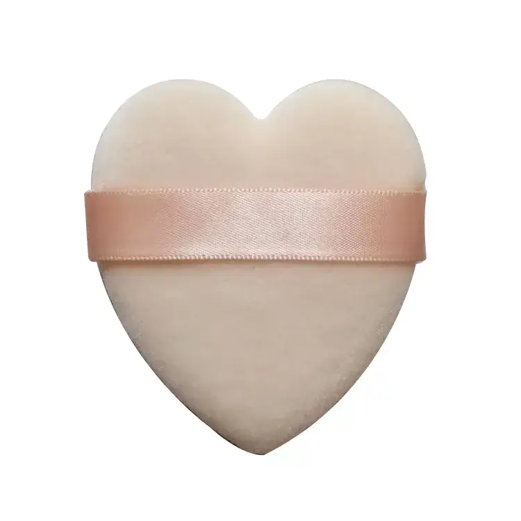 Heart Shaped Makeup Powder Puff Multi Color