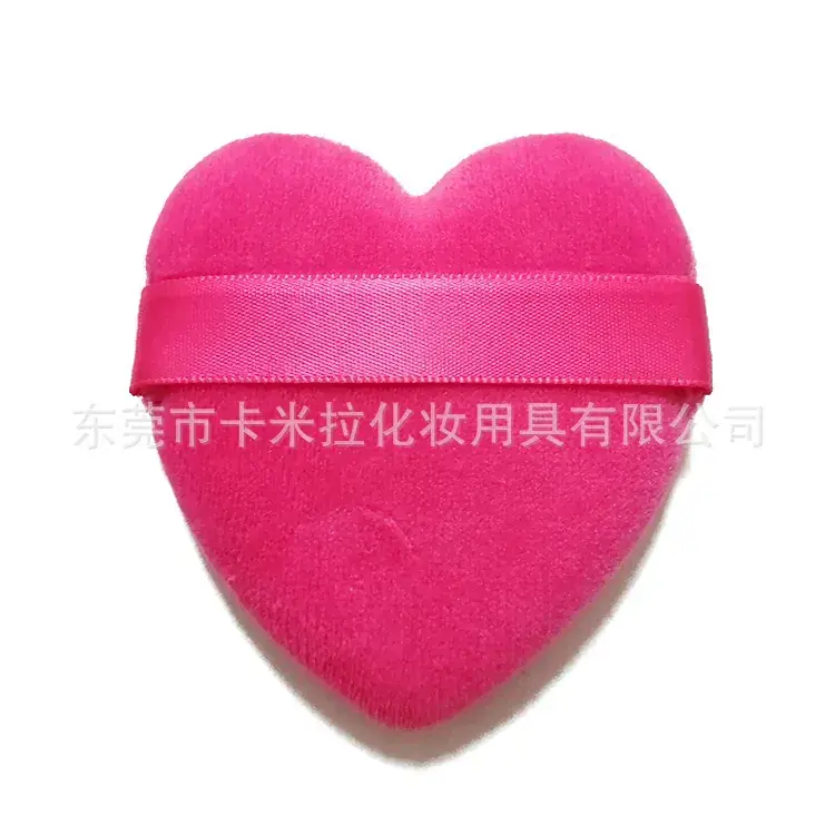 Heart Shaped Makeup Powder Puff Multi Color