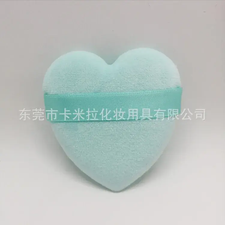 Heart Shaped Makeup Powder Puff Multi Color