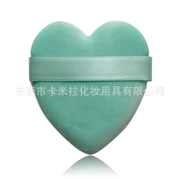 Heart Shaped Makeup Powder Puff Multi Color