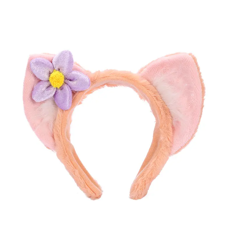 Plush Flower Hair Clip for Girls Cute Headband - Image 6