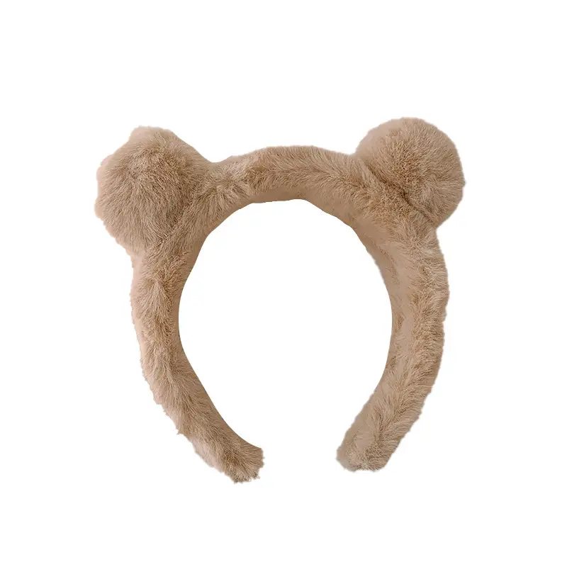 Red Plush Bear & Star Headband with Bow - Image 211