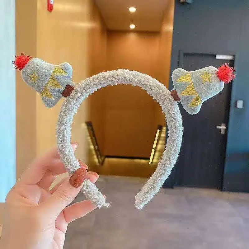 Red Plush Bear & Star Headband with Bow - Image 102