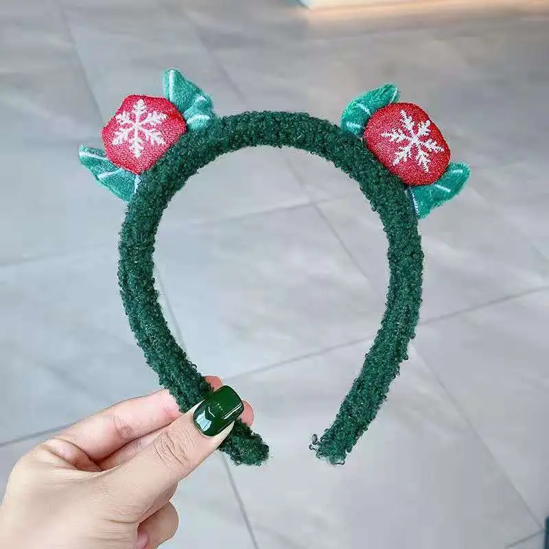 Red Plush Bear & Star Headband with Bow - Image 104