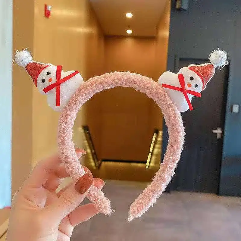Red Plush Bear & Star Headband with Bow - Image 105