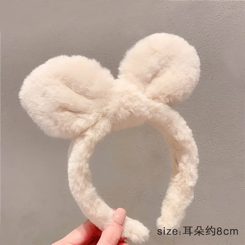 Red Plush Bear & Star Headband with Bow - Image 106