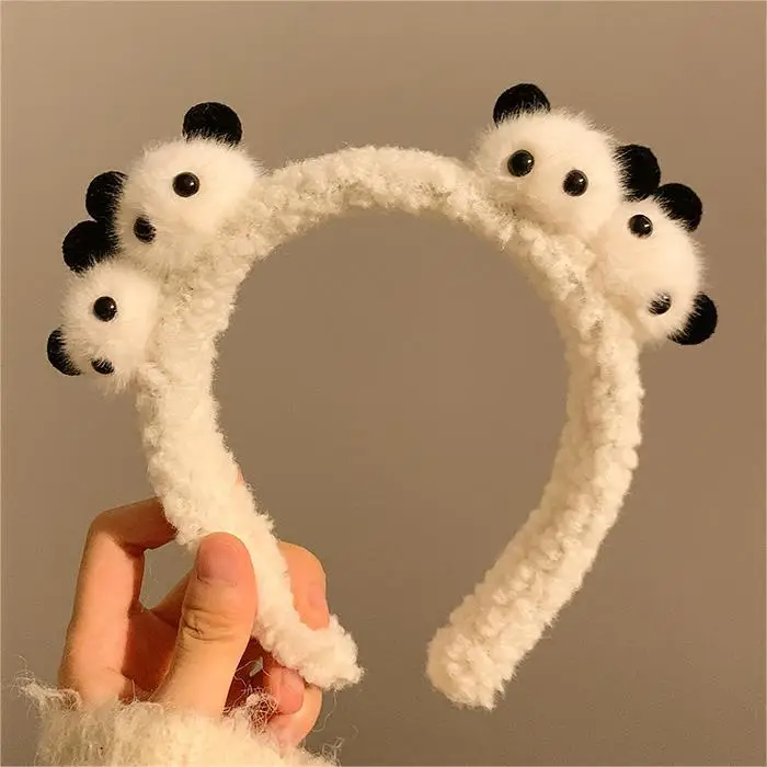 Red Plush Bear & Star Headband with Bow - Image 13
