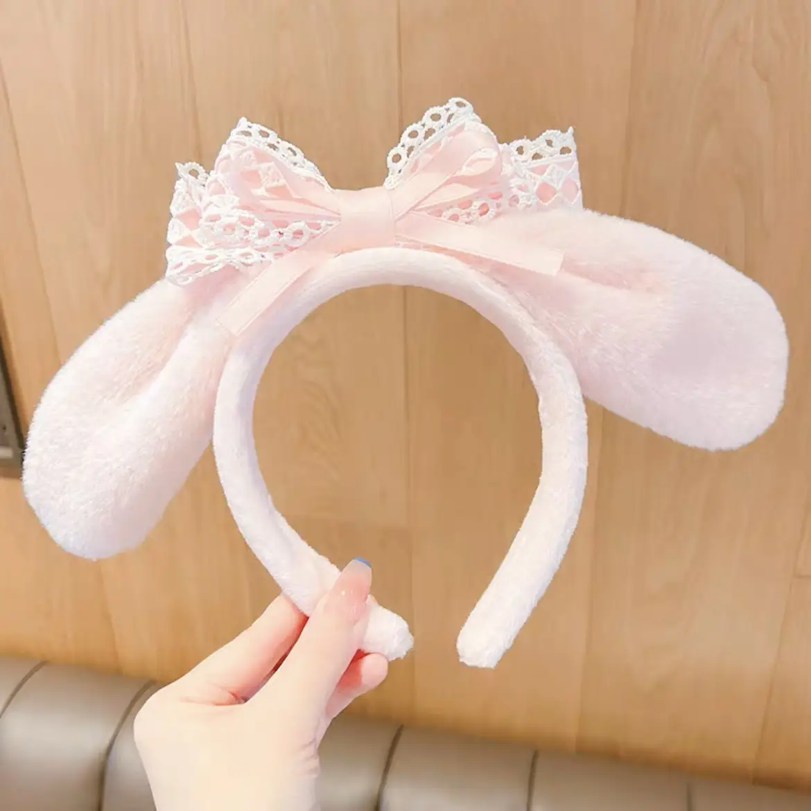Red Plush Bear & Star Headband with Bow - Image 136
