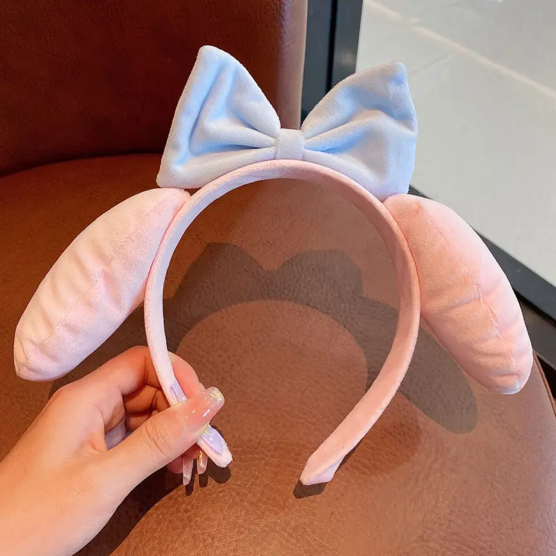 Red Plush Bear & Star Headband with Bow - Image 139