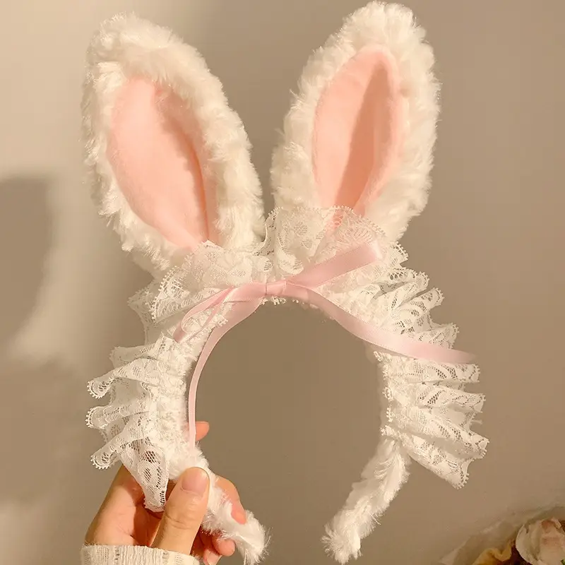 Red Plush Bear & Star Headband with Bow - Image 177