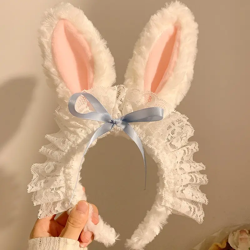 Red Plush Bear & Star Headband with Bow - Image 178