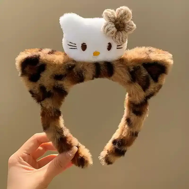 Red Plush Bear & Star Headband with Bow - Image 183