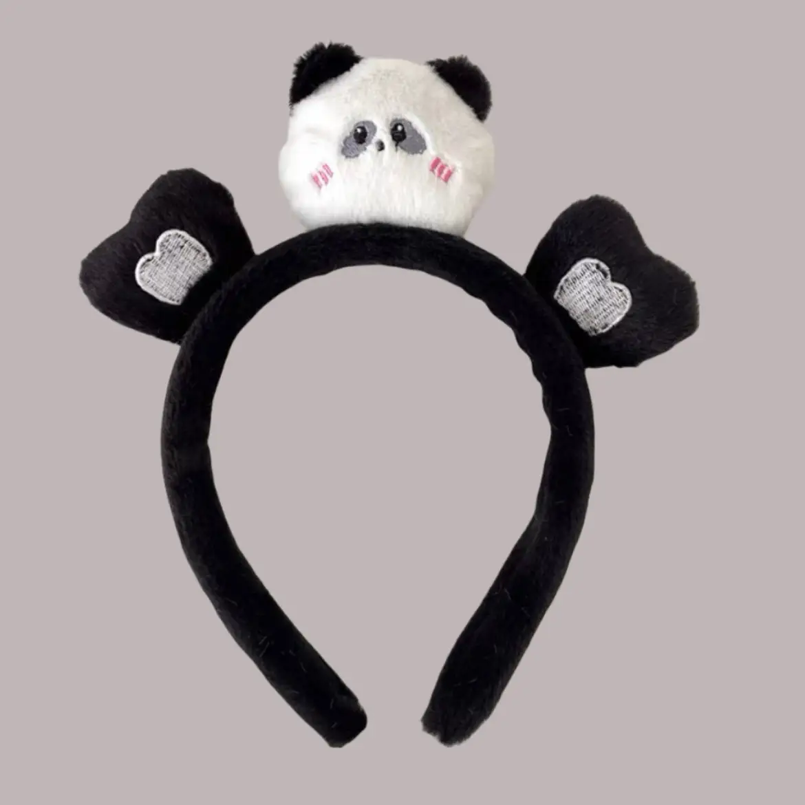 Red Plush Bear & Star Headband with Bow - Image 197