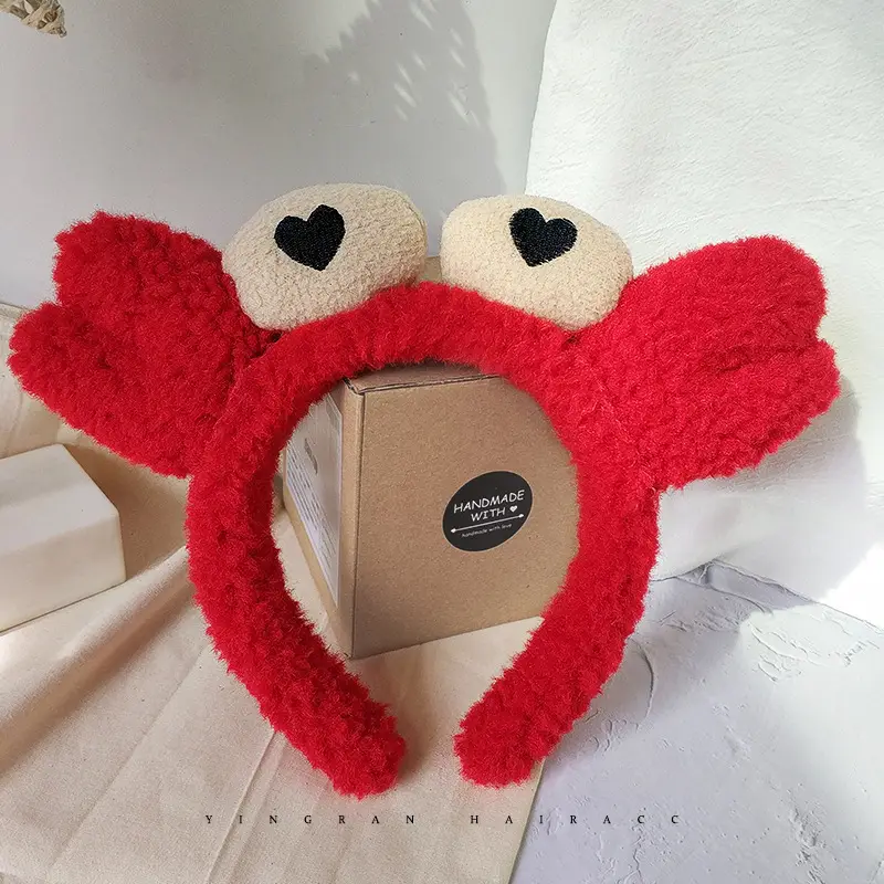 Red Plush Bear & Star Headband with Bow - Image 46