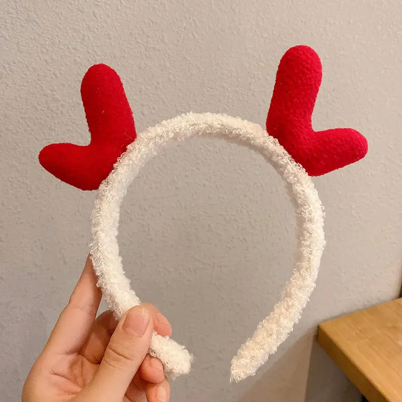 Red Plush Bear & Star Headband with Bow - Image 65