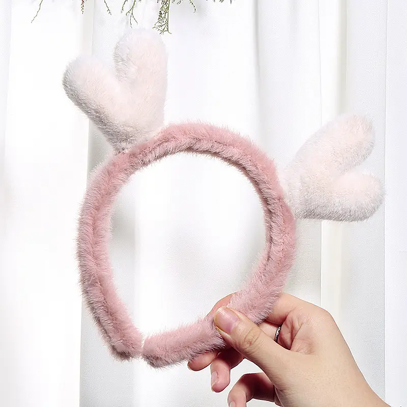 Red Plush Bear & Star Headband with Bow - Image 68