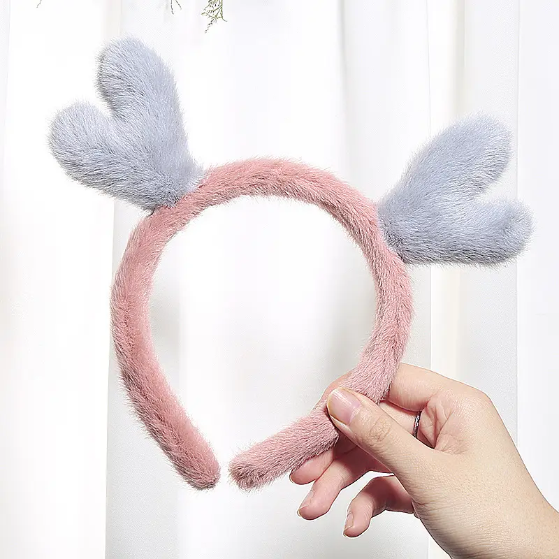 Red Plush Bear & Star Headband with Bow - Image 69