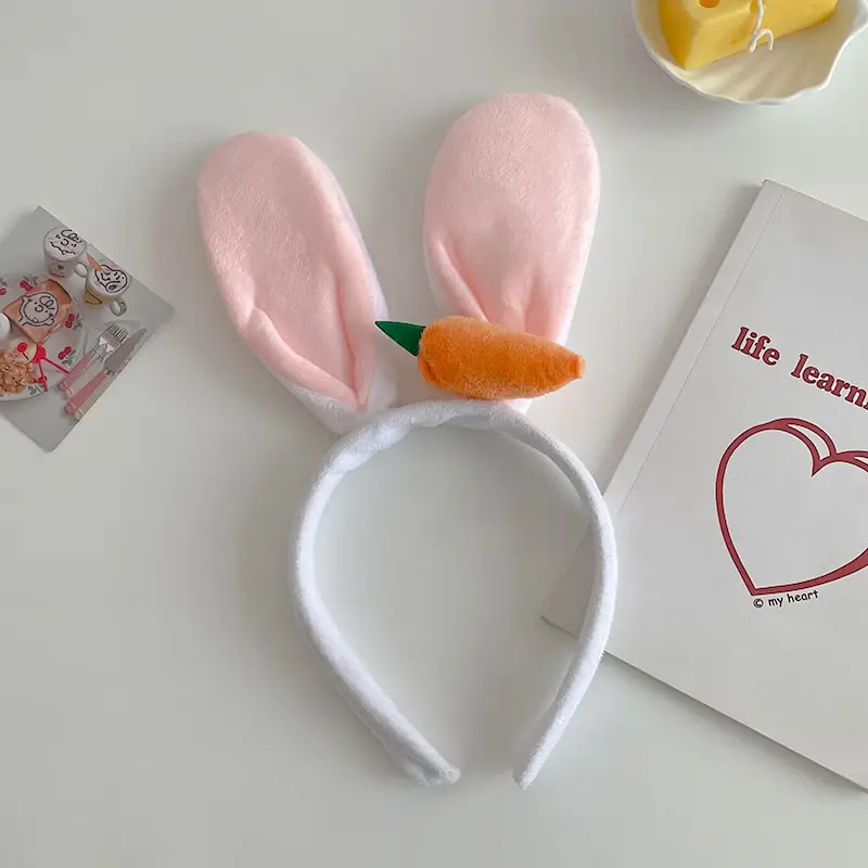 Red Plush Bear & Star Headband with Bow - Image 93