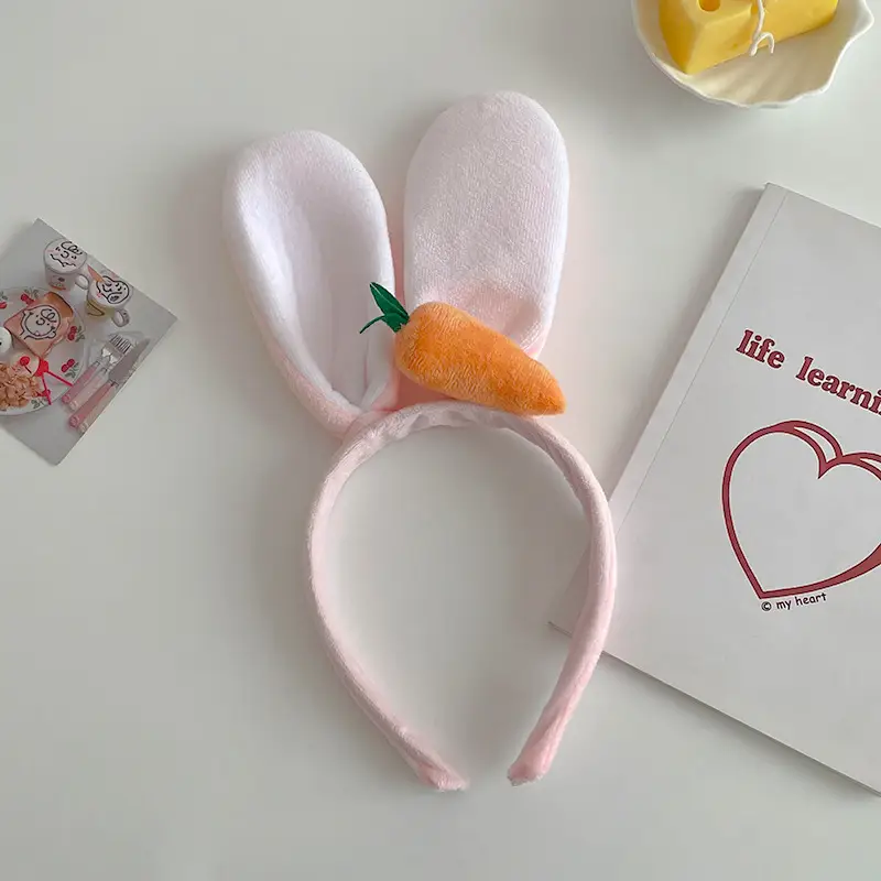 Red Plush Bear & Star Headband with Bow - Image 94