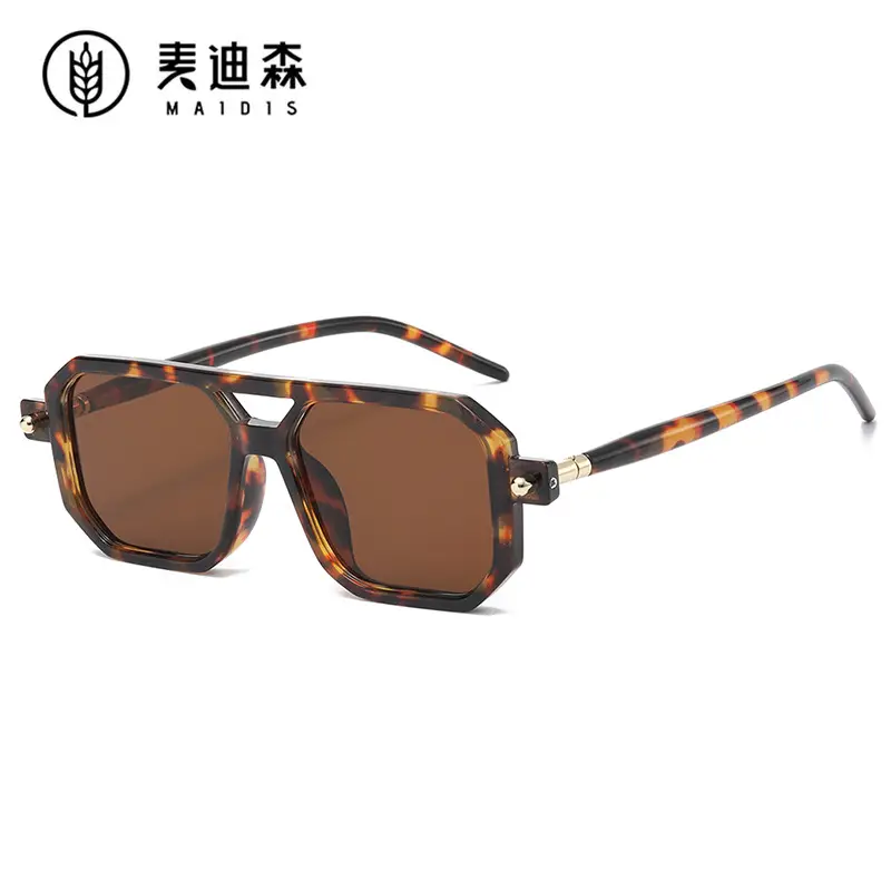 Men's Double Beam Box Glasses European American Style - Image 10