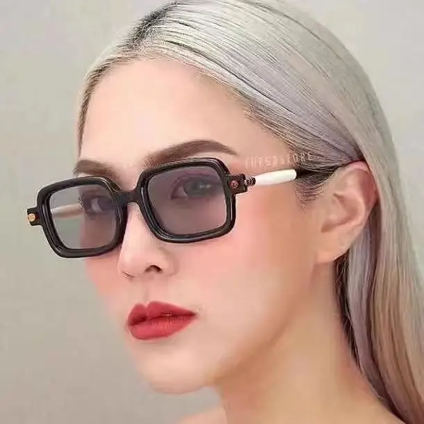 Men's Double Beam Box Glasses European American Style - Image 11