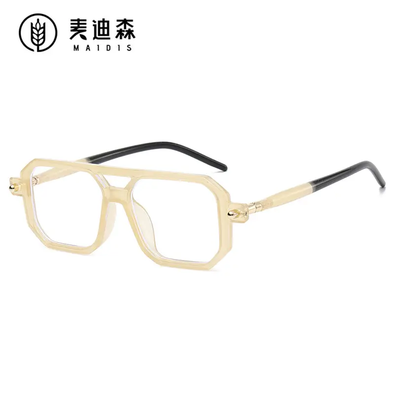 Men's Double Beam Box Glasses European American Style - Image 13