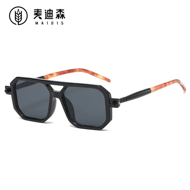 Men's Double Beam Box Glasses European American Style - Image 14