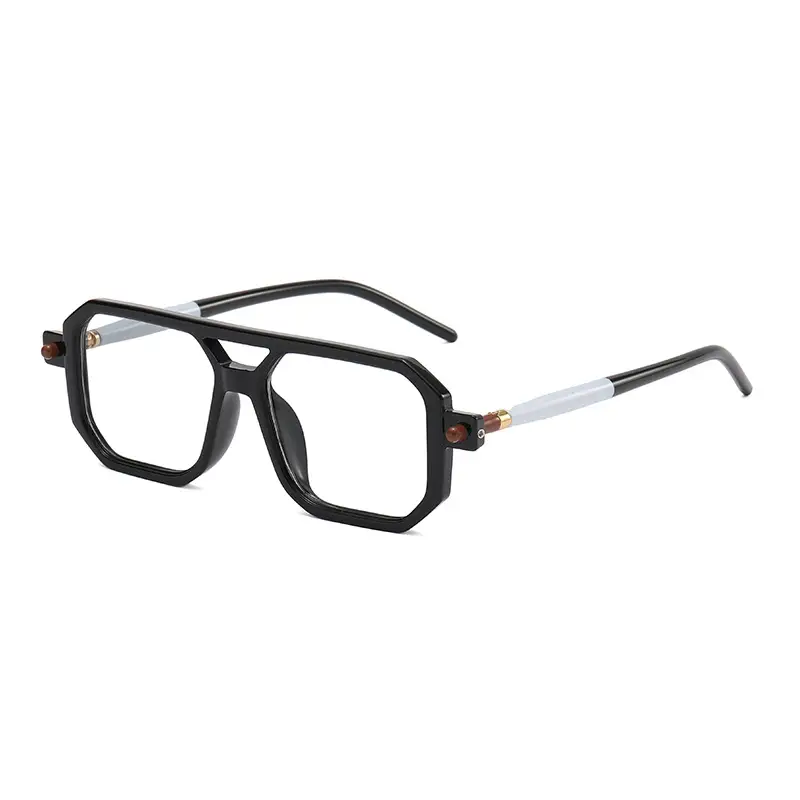 Men's Double Beam Box Glasses European American Style - Image 9