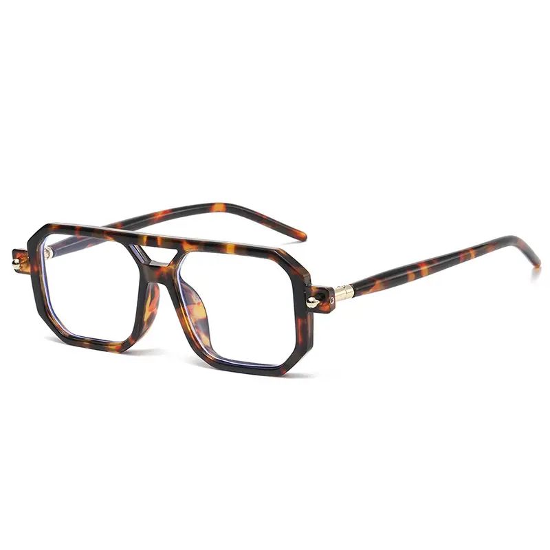 Men's Double Beam Box Glasses European American Style - Image 2