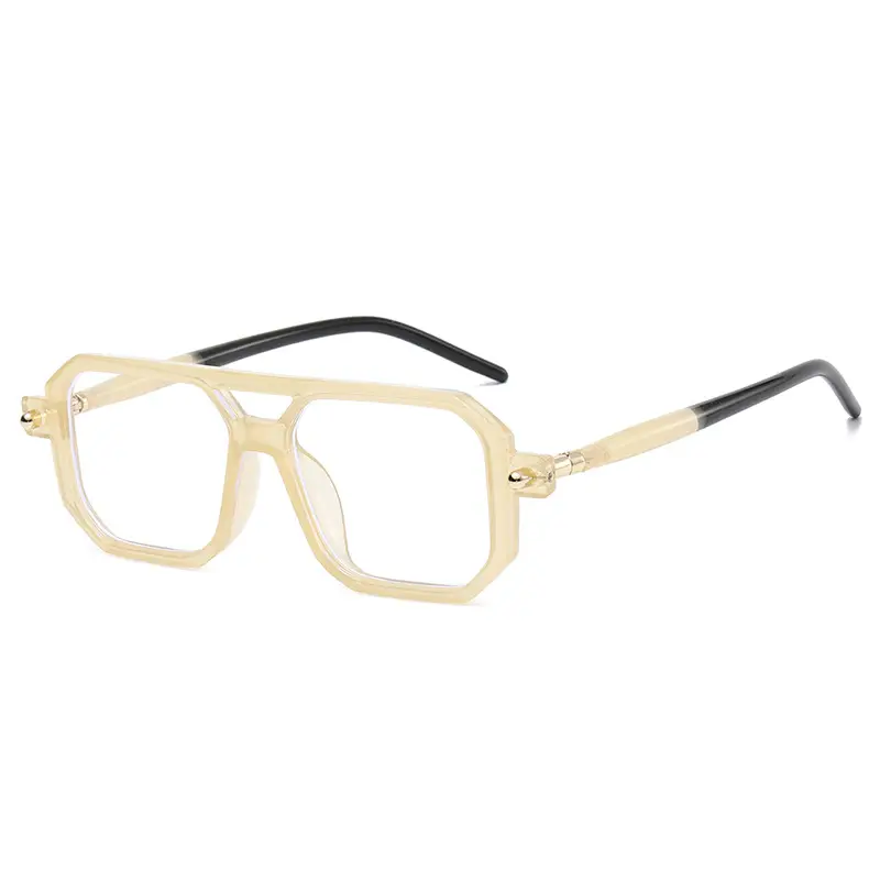 Men's Double Beam Box Glasses European American Style - Image 4