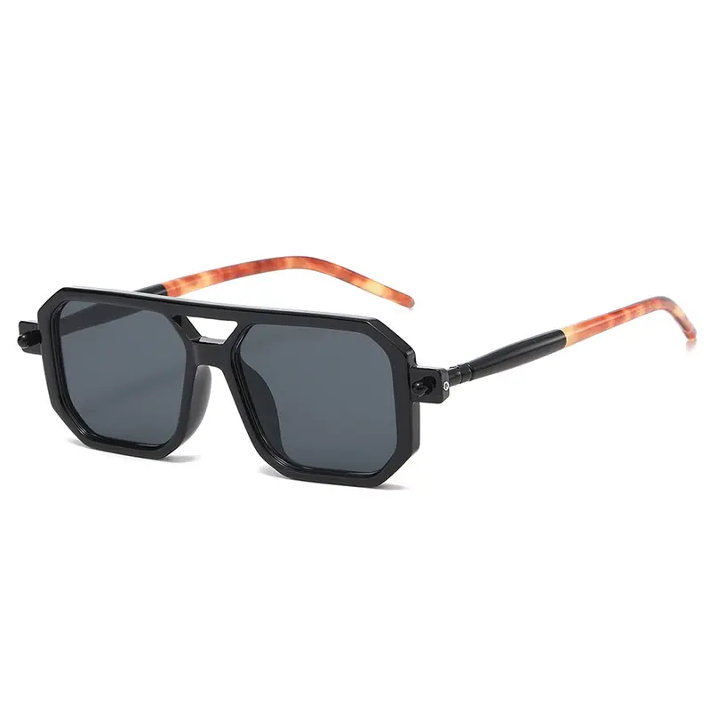 Men's Double Beam Box Glasses European American Style - Image 6