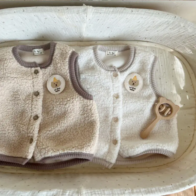 Korean Style Fleece Vest for Boys Girls Winter Warm