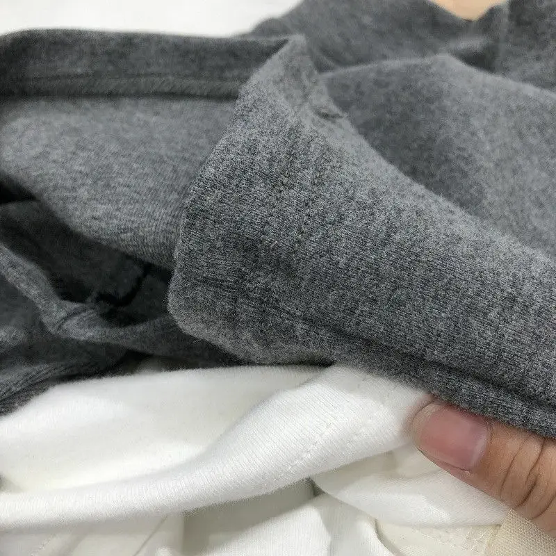 Men's Navy Blue Cotton High Collar T-Shirt — feature 16