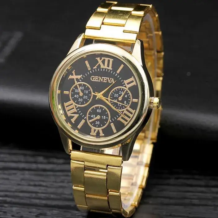Geneva Rome Steel Band Men's Quartz Watch - Image 6