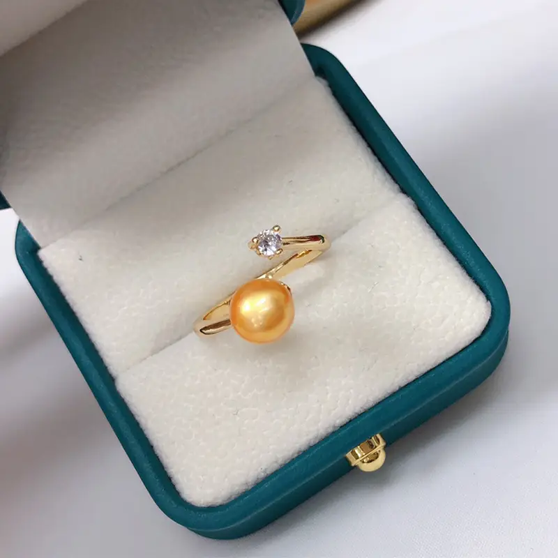 Freshwater Pearl Ring for Women Simple Design - Image 11
