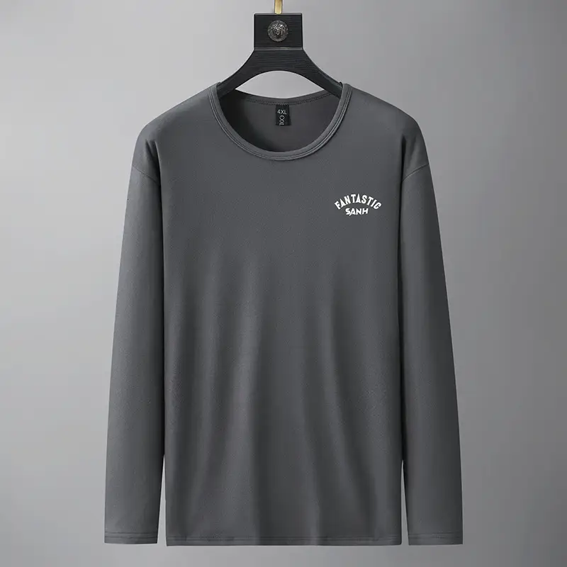 Men's Black Long Sleeve German Velvet Shirt Large - Image 8