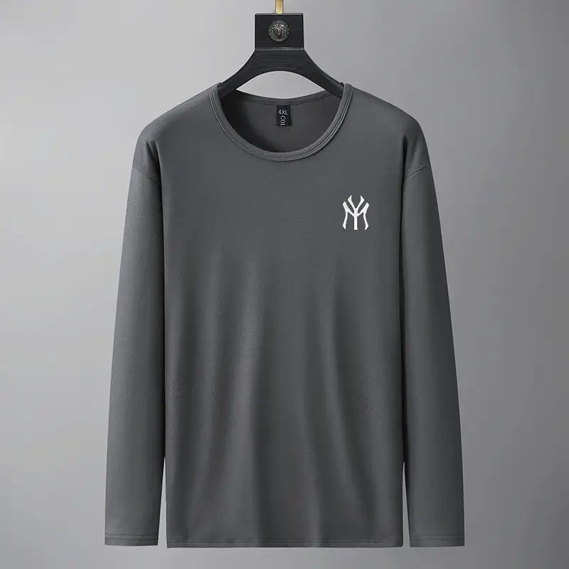 Men's Black Long Sleeve German Velvet Shirt Large - Image 10