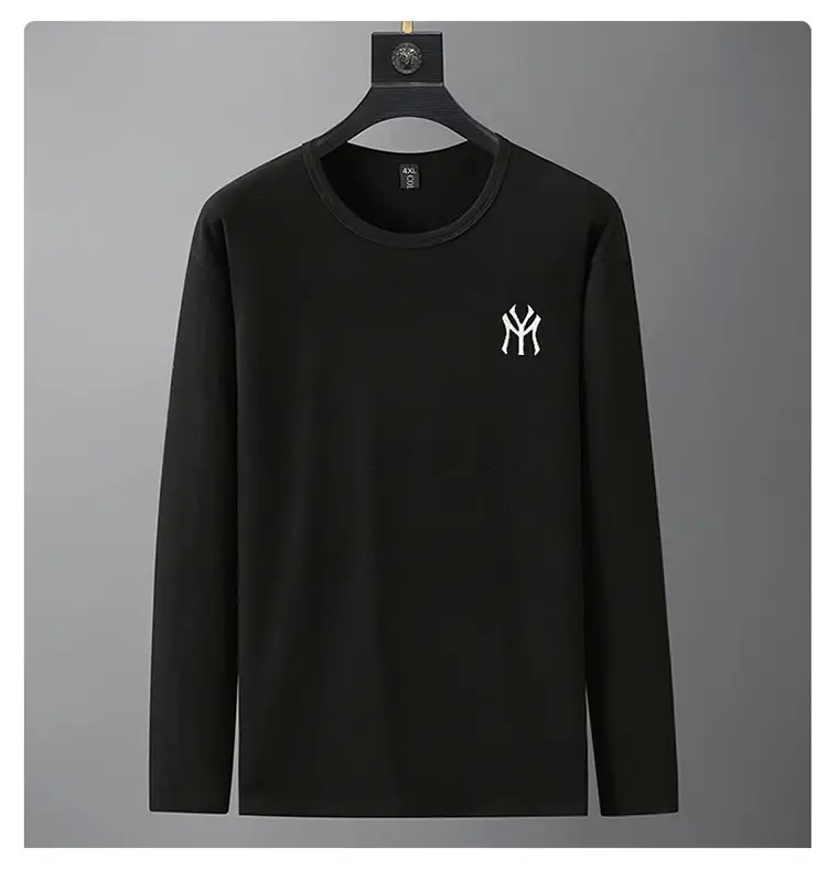 Men's Black Long Sleeve German Velvet Shirt Large — feature 10
