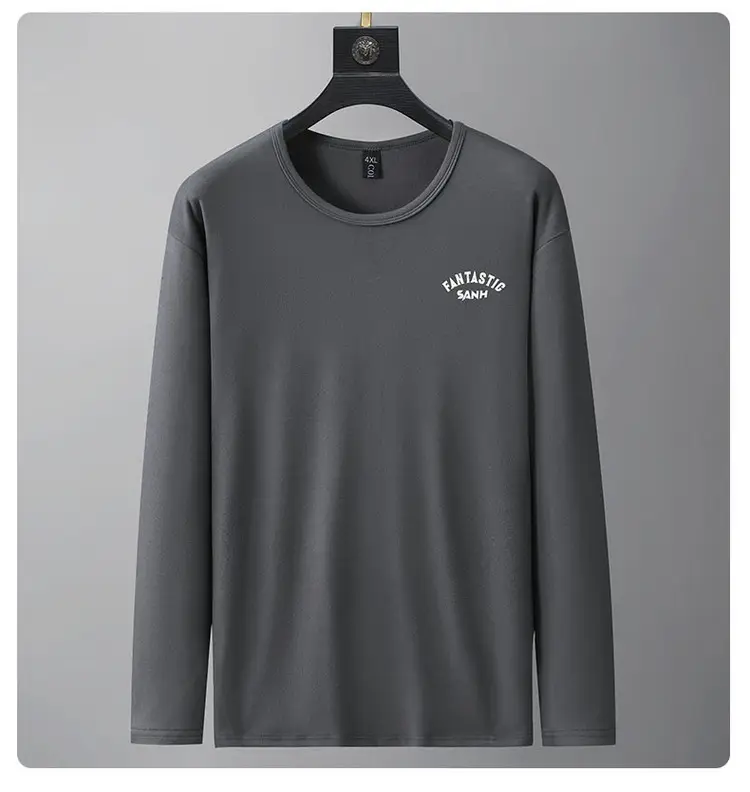 Men's Black Long Sleeve German Velvet Shirt Large — feature 11