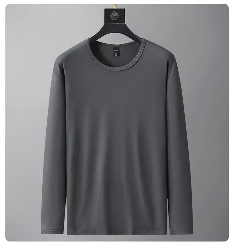 Men's Black Long Sleeve German Velvet Shirt Large — feature 12