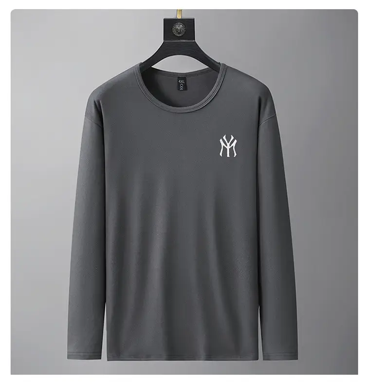 Men's Black Long Sleeve German Velvet Shirt Large — feature 13