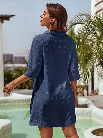 2023 White Embroidered Women's Chiffon Shirt — feature 21