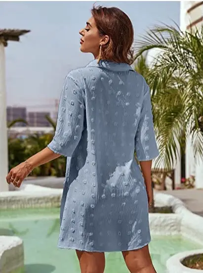 2023 White Embroidered Women's Chiffon Shirt — feature 24
