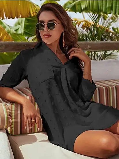 2023 White Embroidered Women's Chiffon Shirt — feature 25