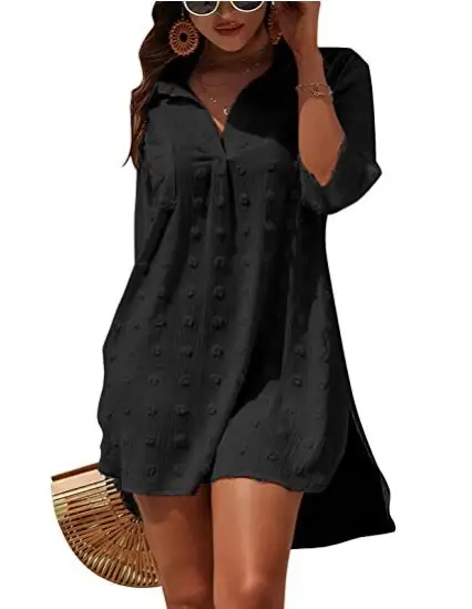2023 White Embroidered Women's Chiffon Shirt — feature 29