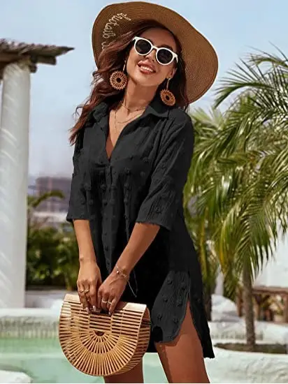 2023 White Embroidered Women's Chiffon Shirt — feature 30