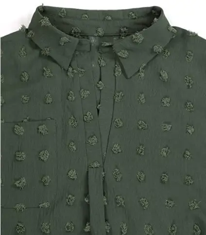 2023 White Embroidered Women's Chiffon Shirt — feature 35