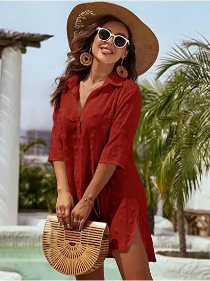 2023 White Embroidered Women's Chiffon Shirt — feature 7