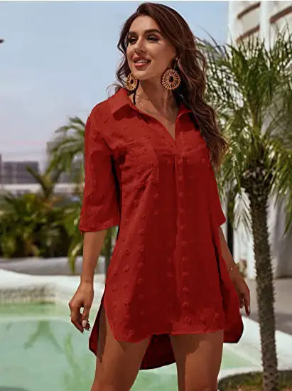 2023 White Embroidered Women's Chiffon Shirt — feature 9